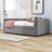 Longway Twin Upholstered Daybed with Ergonomic Design Backrest and 2 Drawers-208102948