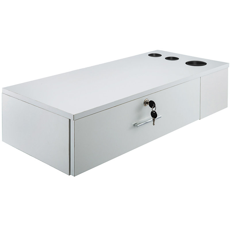 Rangement pour porte-outils en métal Mylisha, Blanc