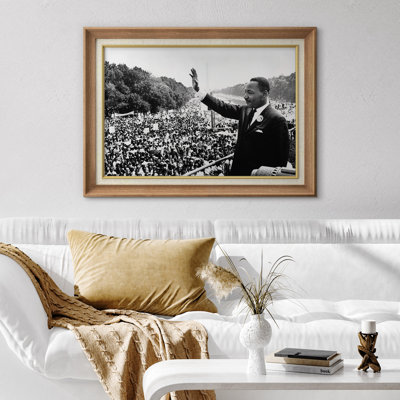 Art de Martin Luther King Jr. March sur Washington, images de salon, impression sur toile, impression sur toile encadrée.