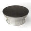 Fleming Fossil Stone & Metal Coffee Table
