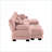 Sectional Sofa, Modular U-Shaped Oversized Cloud Couch with 2 Ottomans for Living Room | Pink | Chenille