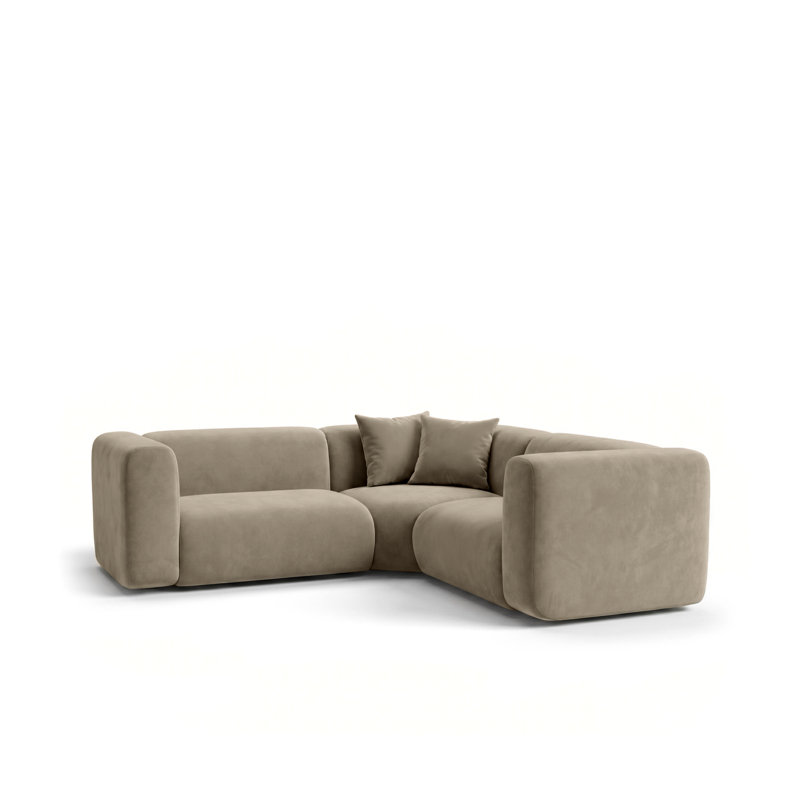 3 Seater Velvet Sectional
