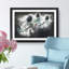 Ladybird upon a Thistle Flower in Abstract - Picture Frame Painting Print-55765311-55765314