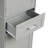 Tall Bathroom Storage Cabinet, Freestanding Storage Cabinet With Two Drawers And Adjustable Shelf, MDF Board With Painted Finish-551588703-551588690