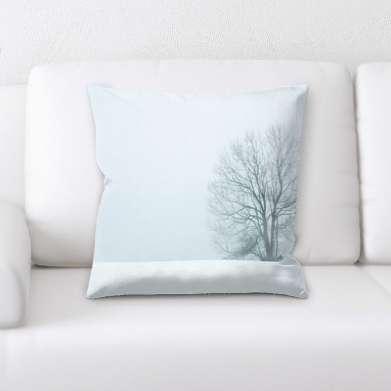 Winter Microsuede Reversible Throw Pillow