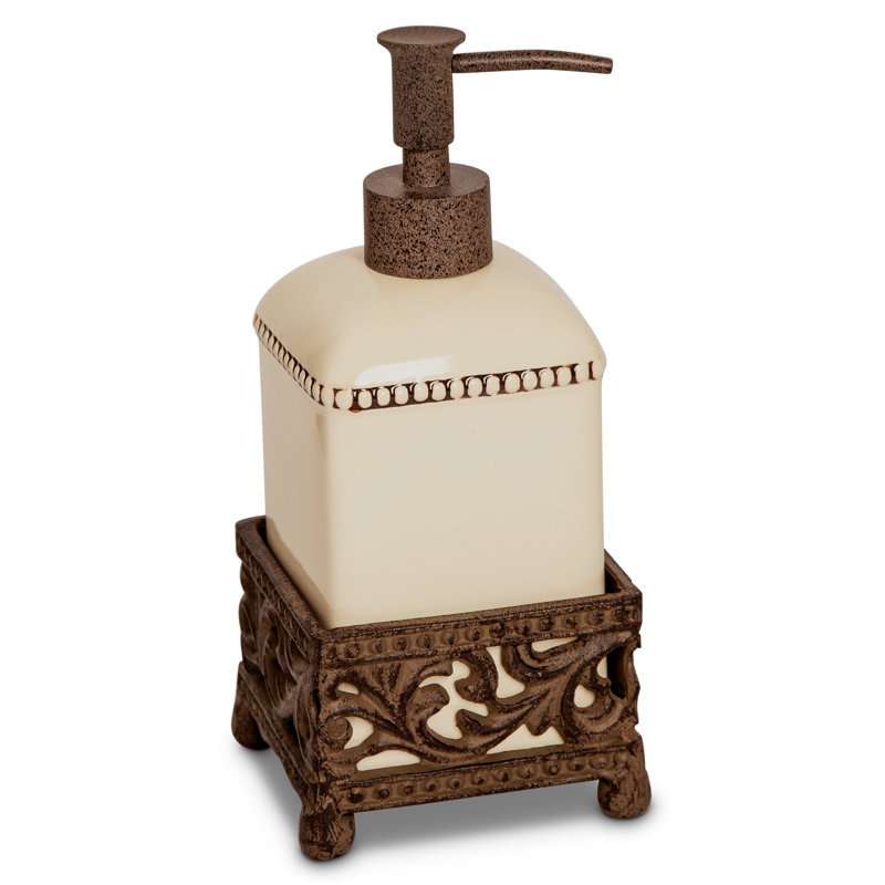 8.5in H Acanthus Soap Dispenser