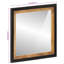 Alfort Solid Wood Rectangle Wall Mirror