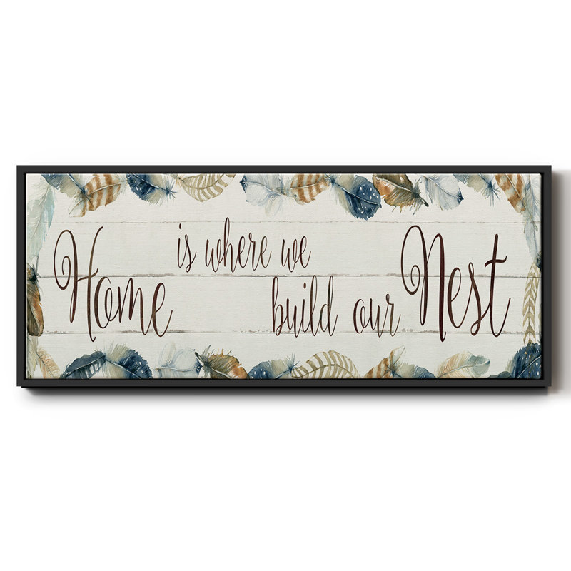 Home Nest- Framed Canvas