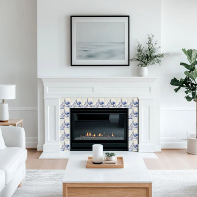 7" x 7" House Vinyl Peel and Stick Mosaic Tile