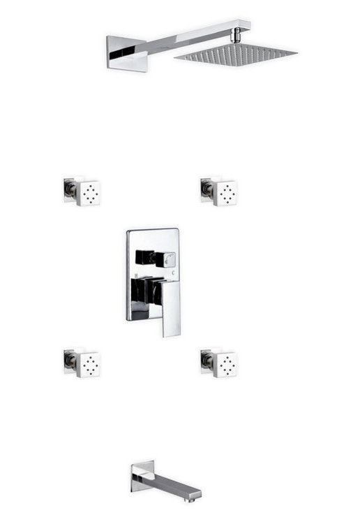 Cahoon Complete Shower System with Rough in-Valve