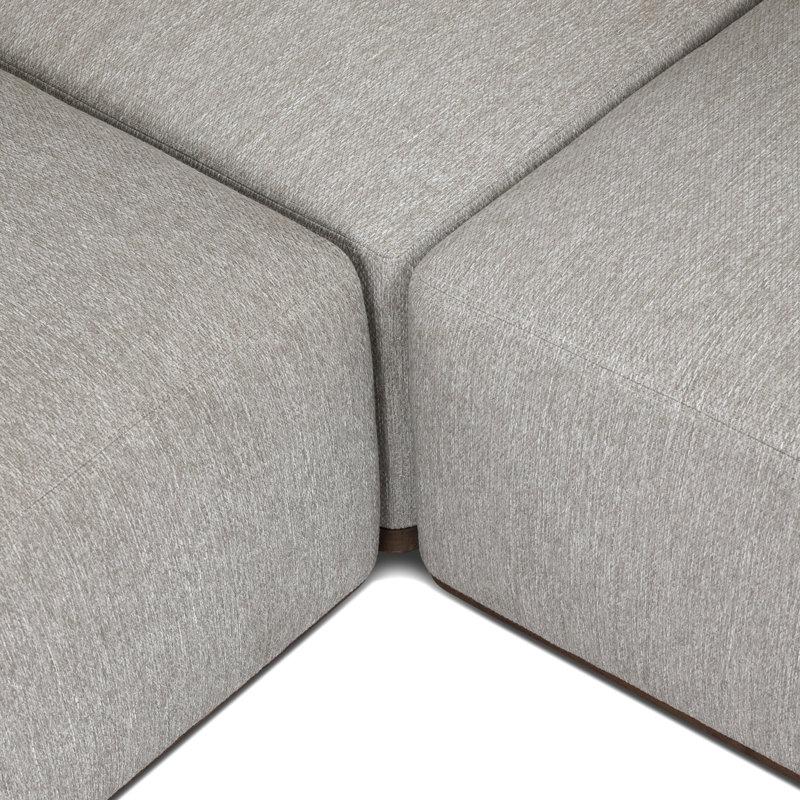 Adler Outdoor 5 - Seat Patio Sectional, Right Hand Facing