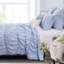Ensemble de courtepointe 3 pièces très grand Greenland Home Fashions Helena Ruffle 105 x 95 + 20 x 36 (2)-2049827348