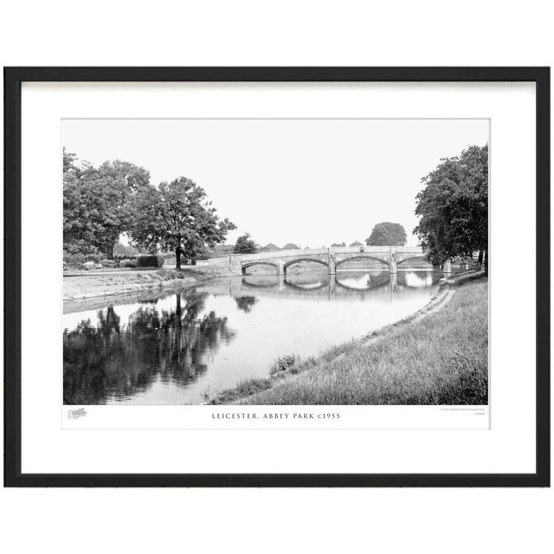 Leicester, Abbey Park C1955 - Single Picture Frame Print, 48.4cm H x 63.6cm W x 2.3cm D