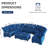 Ahren Upholstered Curved Sectional-1516424409