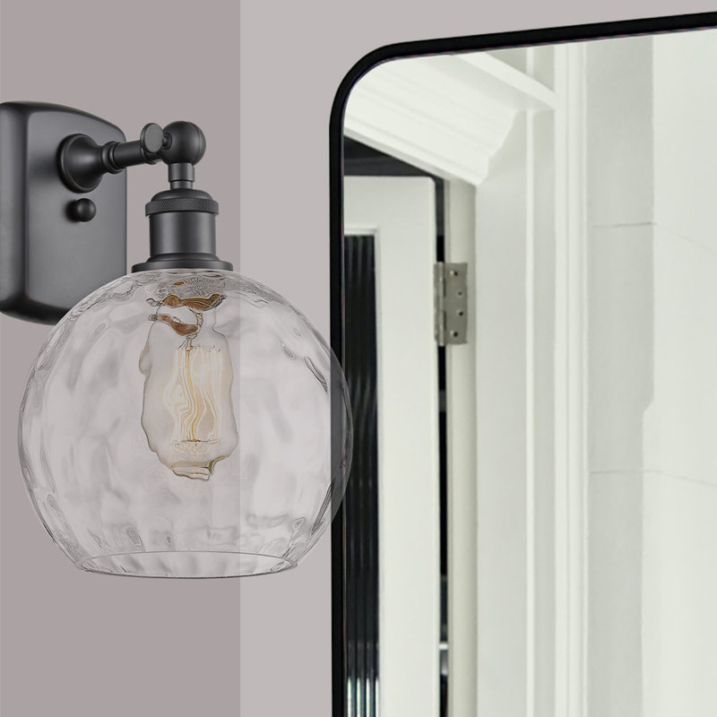 Applique murale 1 lumière 8 po Shauna, Led, Noir mat