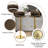 Christal Swivel Upholstered Adjustable Height Counter Stool-93480938-90489186