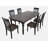 Aashma Extendable Pine Solid Wood Top Four Leg Base Dining Set-651247098-651349204-651349205