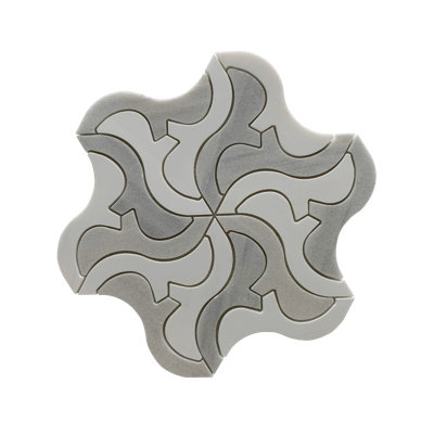 13" x 13" Marble Mosaic Wall and Floor Tile