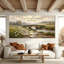  «Christian Landscape», art mural sur toile, verset biblique inspirant pour le salon ou la chambre à coucher, œuvre d'art sereine, prêt à accrocher, 20 po x 40 po-129525175