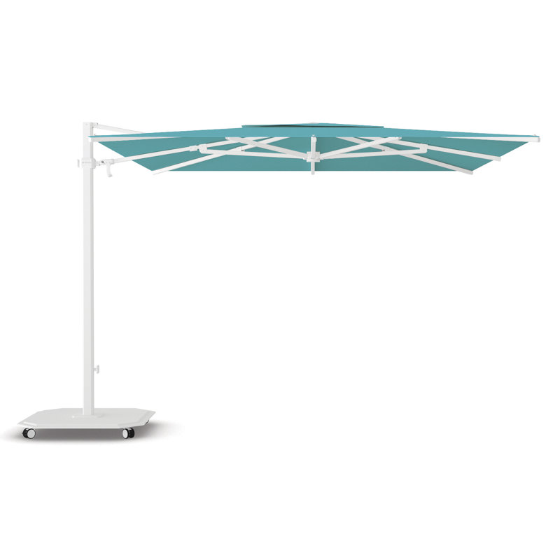 216'' W Sunbrella® Cantilever Umbrella, Matte White, Canvas Aruba Sunbrella® Canvas