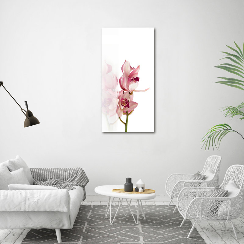 Pink Orchid - Wrapped Canvas Print