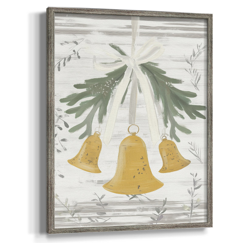 «Christmas Holiday Art» CECXV, reproduction d'art encadrée - bois massif, H 21 po x l 17 po