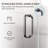 UKH07 59-1/8 to 60 in. W X 39 in. D X 80 in. H Frameless Hinged Shower Door in Spacy Gray with EnduroShield 3/8 in. Clear Glass with 28 in. Door Panel-122547610-122547625