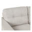 Canapé modulaire de 105 po avec repose-pieds avec rangement, canapé en L avec 2 coussins et porte-gobelet, canapé modulaire avec méridienne réversible pour le salon, gris clair