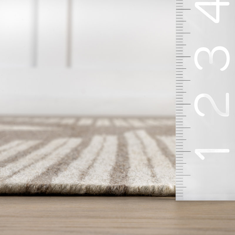Tapis en mélange de laine Grove Southwestern, Tapis de couloir 2 pi 8 po x 8 pi