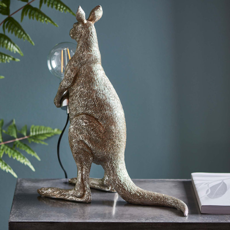 Nurseli Resin Novelty Lamp, Vintage Silver/Chrome