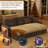 L-shaped Led Sectional Sofa With Adjustable Backrest And Charging Station, Living Room Large Pull Out Sofa Bed Sleeper With Storage Chaise-410924162