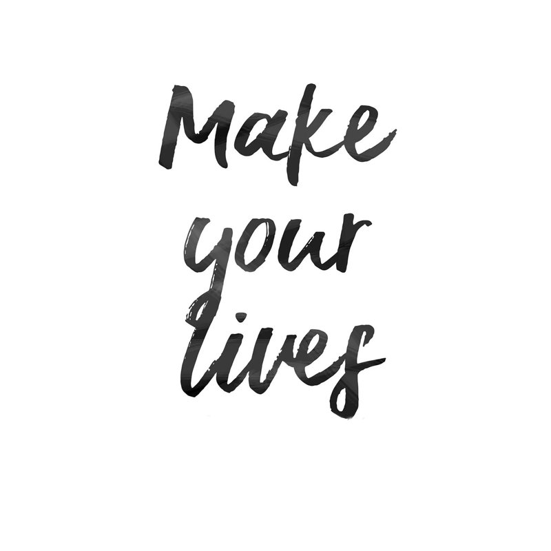 Make Your Lives by Art Mirano - Wrapped Canvas Print, 101.6 cm H x 66.04 cm W