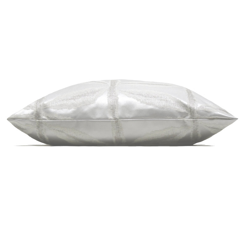 Floral Square Cushion, Opal, Polyester/Polyfill
