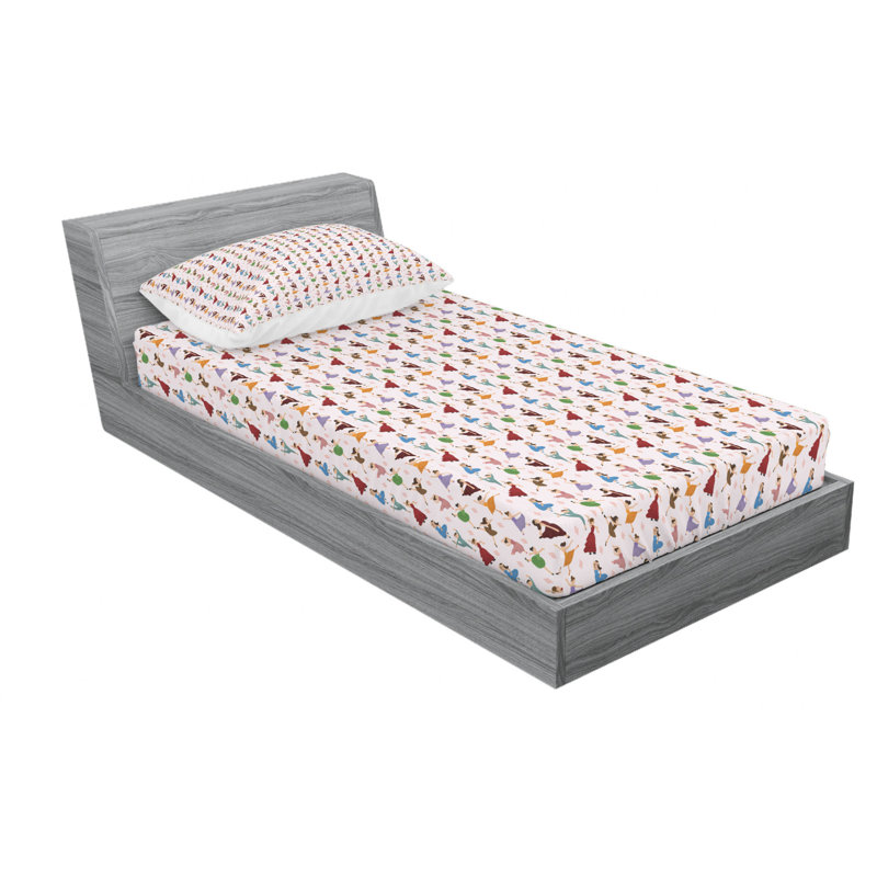 Microfiber Sheet Set, Twin XL Sheet Set with Fitted Sheet