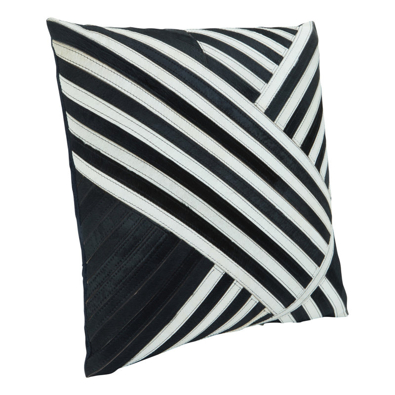 Fawne Striped Square Cushion