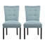 Chaise d'appoint rembourrée capitonnée Dade-16407751
