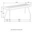 Banc à coussin capitonné chameau et noir-1605231153