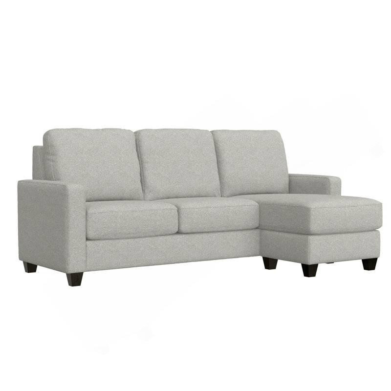 Canapé modulaire gris reconfigurable