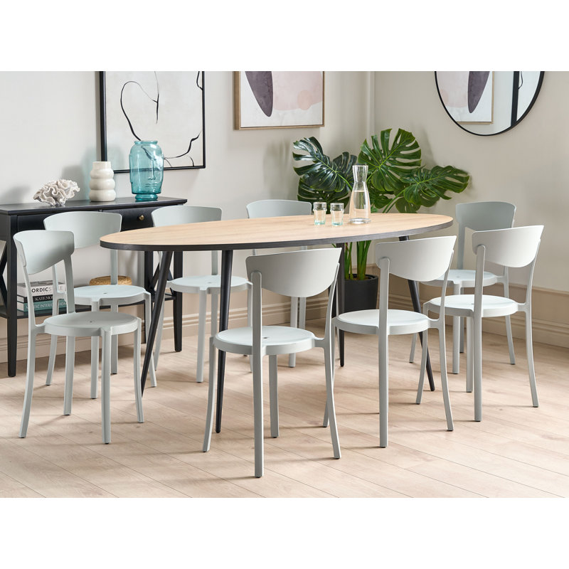 Vieste Dining Chair, Light Grey