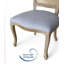 46cm H Polyester Blend Upholstered Full Back Accent-761686766