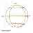 Gerrica 3 Piece Circle Bracket Shelf