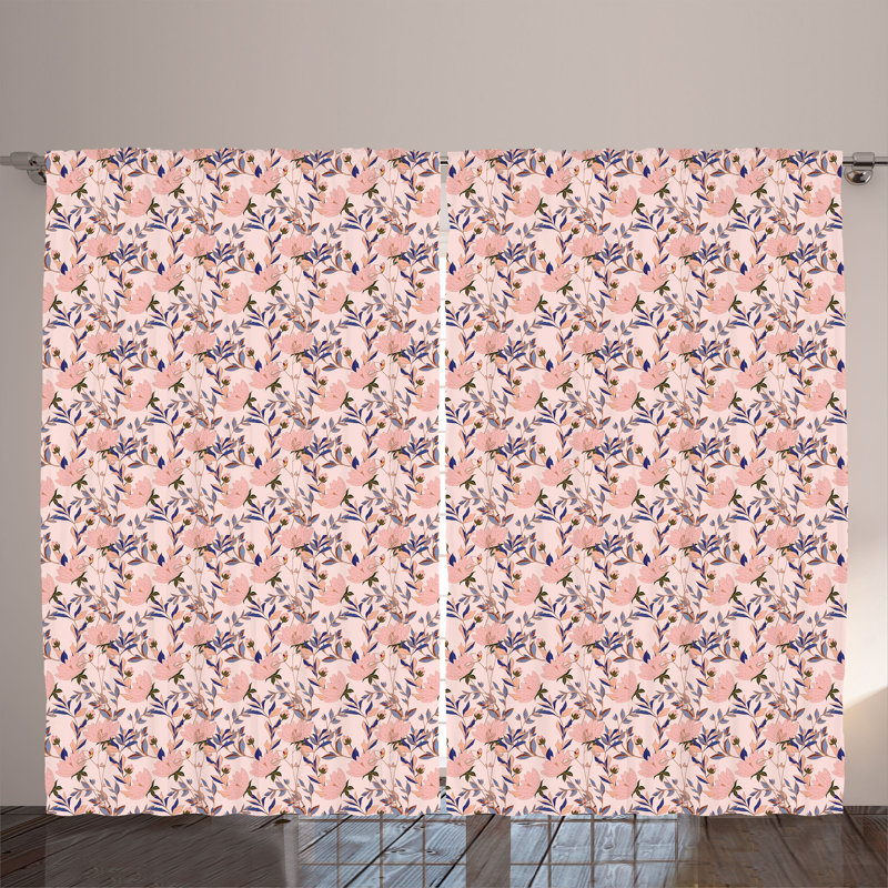 Semi Sheer Curtain Pair