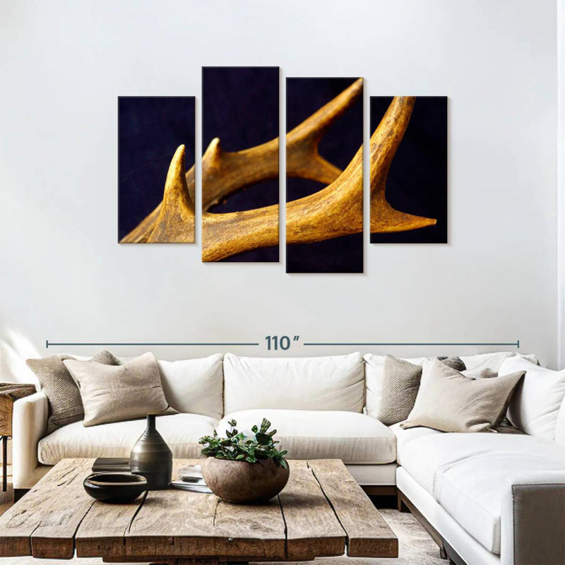 Deer Antlers, 48" H x 75" W