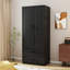 Garde-robe 2 portes avec 2 tiroirs-1674942893