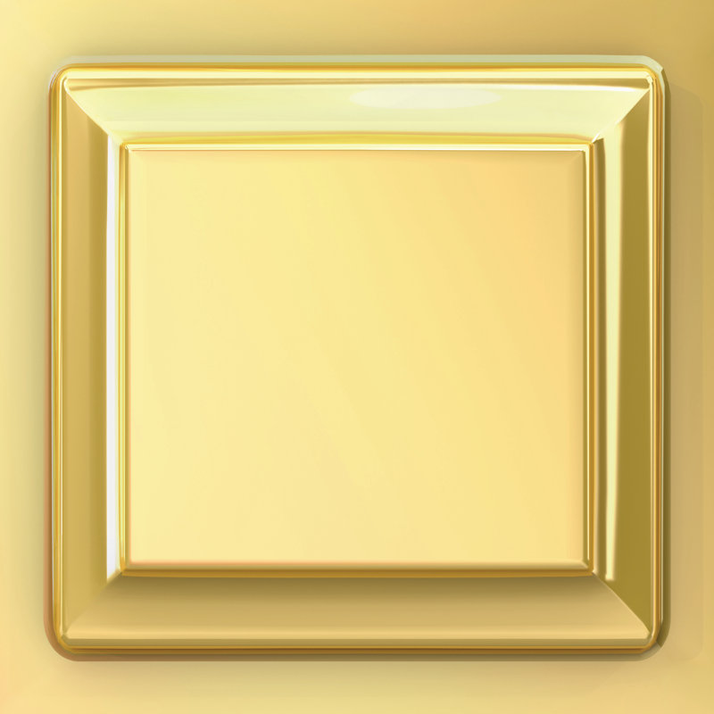 Plymouth Bed and Bath Knob, Bright Brass