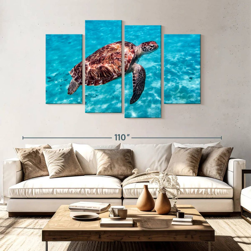 Brampt Red Turtle, 54" H x 84" W