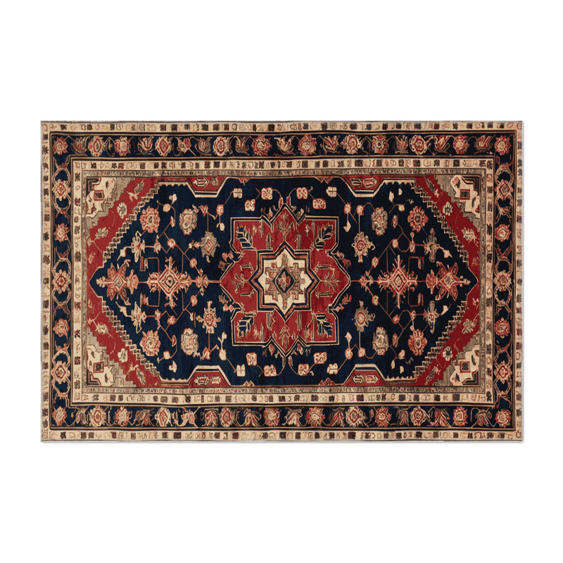 Tapis turc intérieur et extérieur brun, Rectangulaire 2 pi x 3 pi