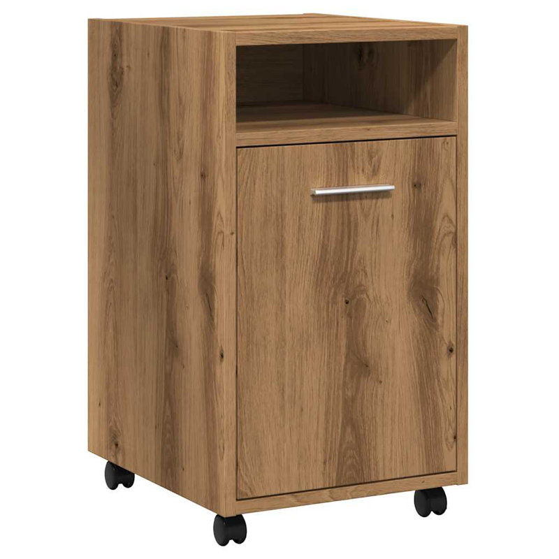Ayato 1 -Drawer 1 -Shelf Storage Cabinet, Artisan Oak