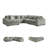Lindyn 133" Wide Sofa & Chaise-716396855-727906819