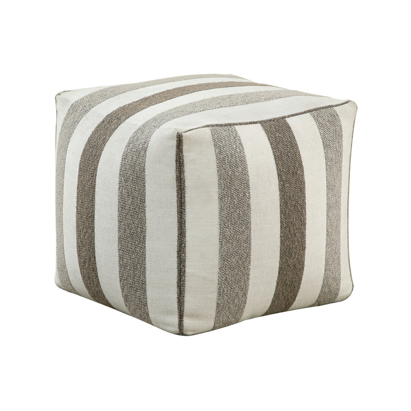 Modern Square Pouf Multi